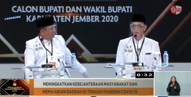 Dari Debat Publik Pilkada Jember, Paslon Nomor 2 Haji Hendy-Gus Firjaun: Libatkan Masyarakat Bangun Smart Village